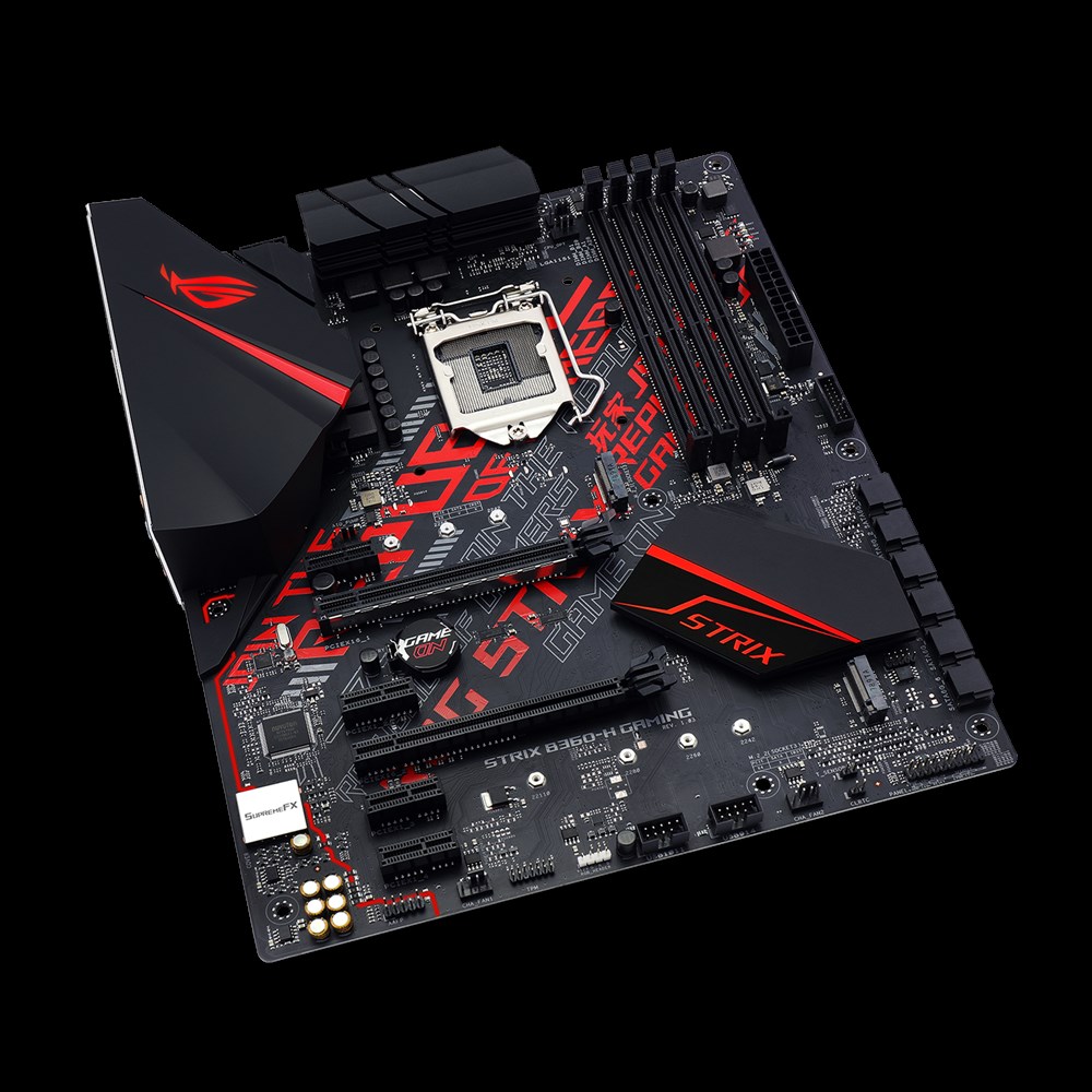 Материнская плата asus rog strix b360 h gaming какие процессоры поддерживает